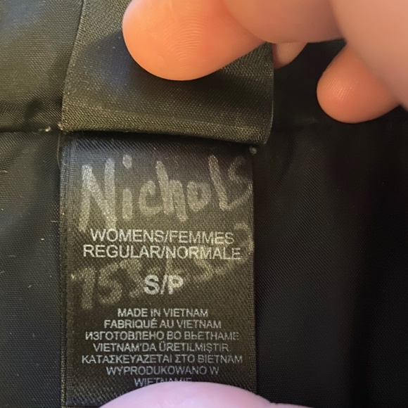 North Face women's silver puffer jacket sz small - Picture 6 of 9